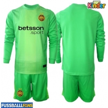 Inter Milan Torwart 3rd trikot Kinder 2025-26 Langarm (+ Kurze Hosen)